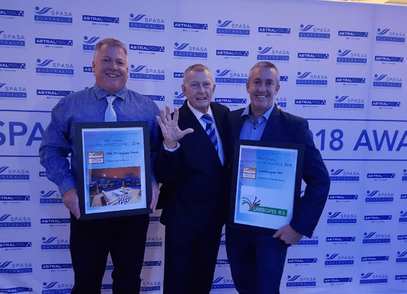 WA Fibreglass Pools has won gold both locally and nationally